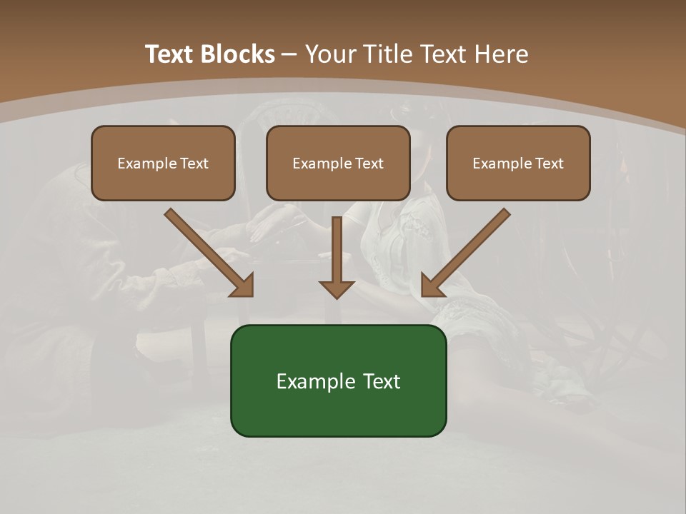 Posing Fashion Relationship PowerPoint Template