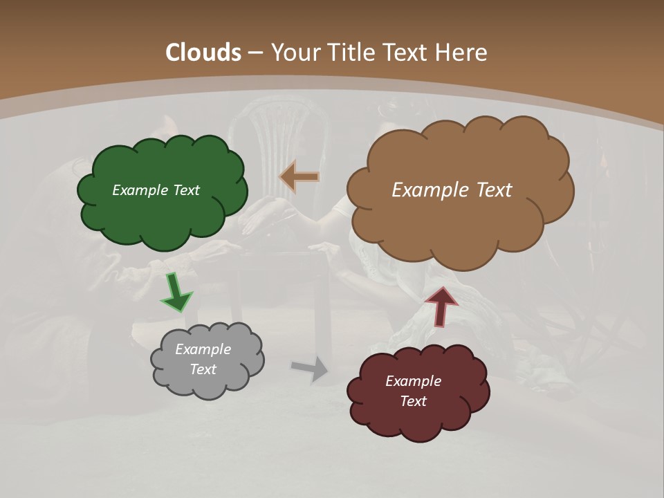 Posing Fashion Relationship PowerPoint Template