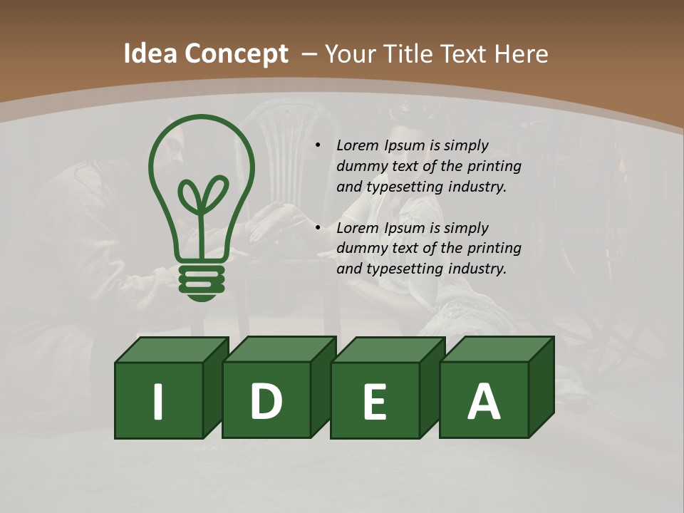 Posing Fashion Relationship PowerPoint Template