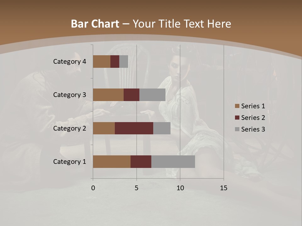 Posing Fashion Relationship PowerPoint Template