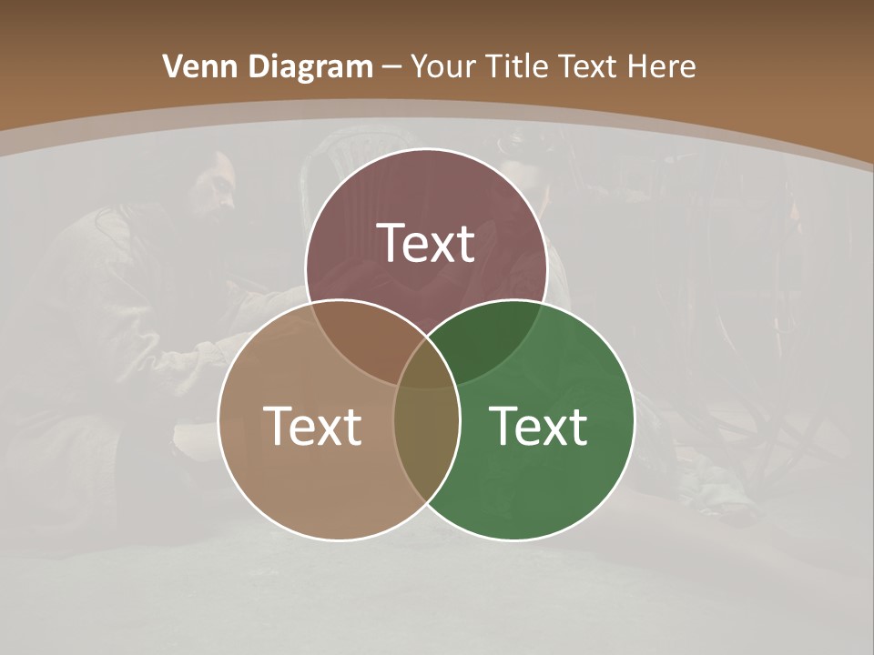 Posing Fashion Relationship PowerPoint Template