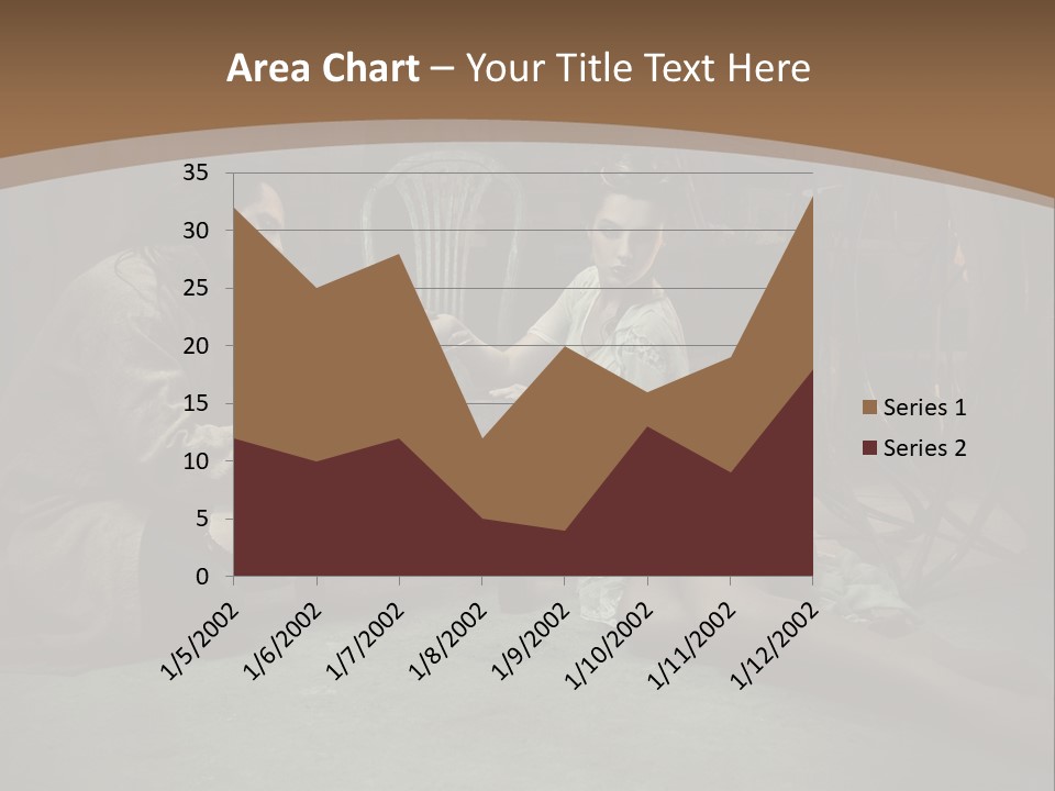 Posing Fashion Relationship PowerPoint Template