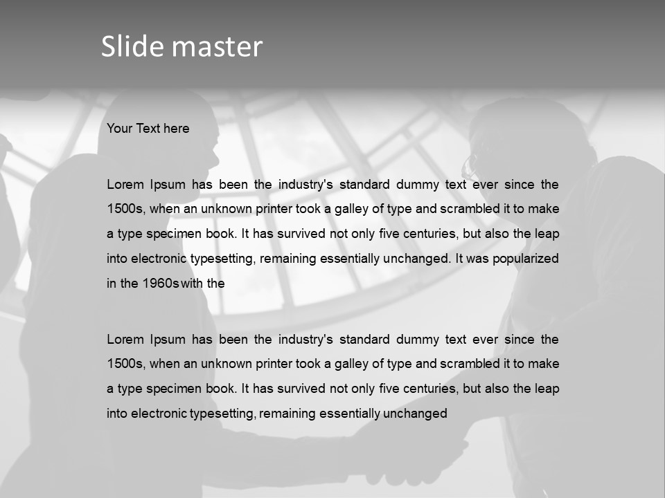 Collar Three Diplomacy PowerPoint Template