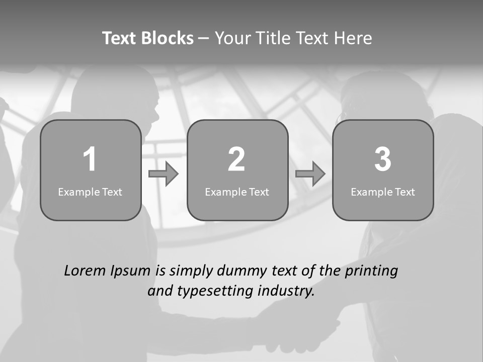 Collar Three Diplomacy PowerPoint Template