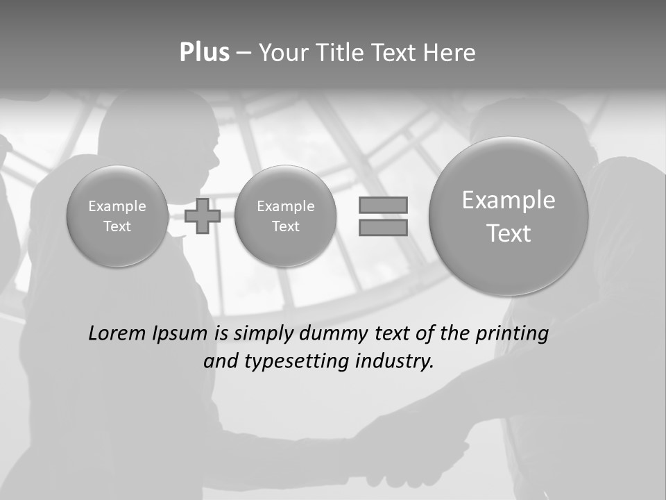 Collar Three Diplomacy PowerPoint Template