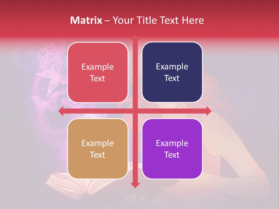 Female Miracle Ginger PowerPoint Template