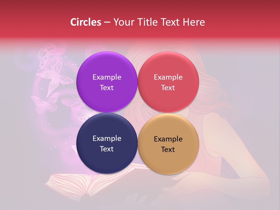 Female Miracle Ginger PowerPoint Template