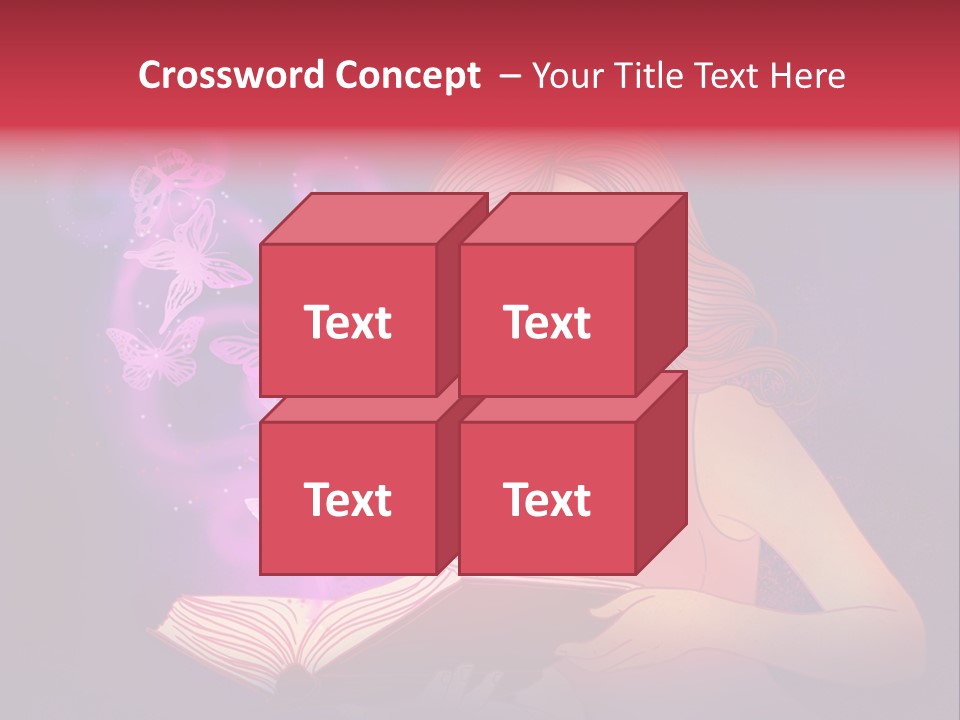 Female Miracle Ginger PowerPoint Template