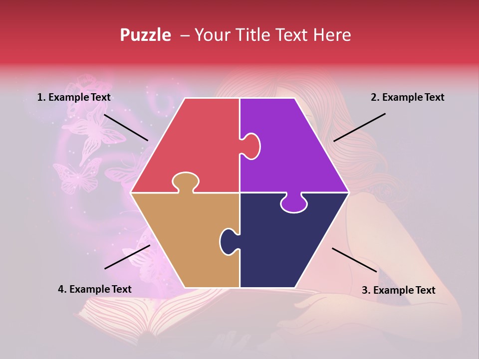 Female Miracle Ginger PowerPoint Template