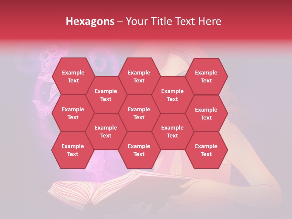 Female Miracle Ginger PowerPoint Template