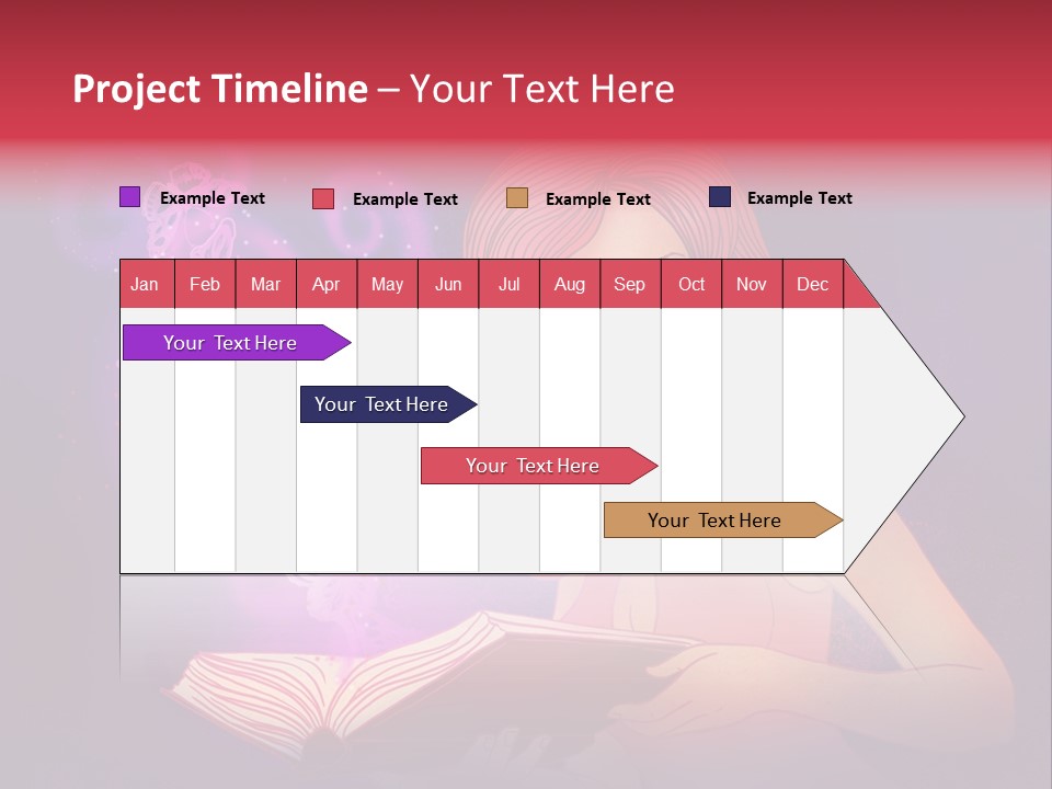 Female Miracle Ginger PowerPoint Template