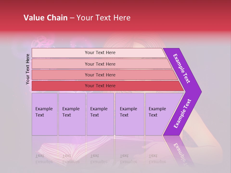 Female Miracle Ginger PowerPoint Template