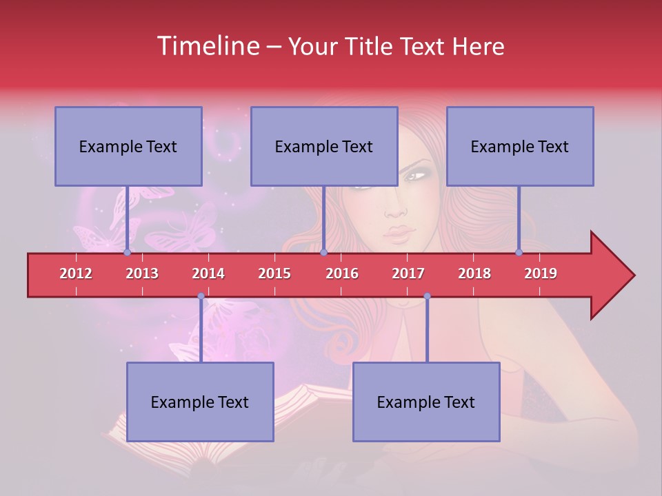 Female Miracle Ginger PowerPoint Template