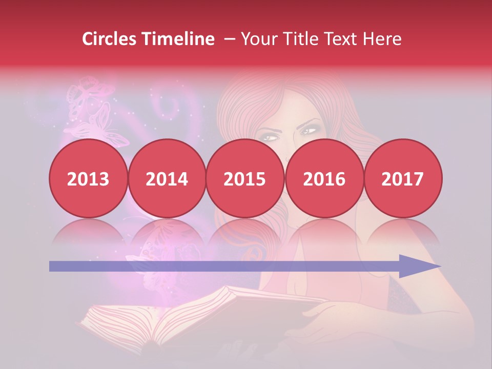 Female Miracle Ginger PowerPoint Template