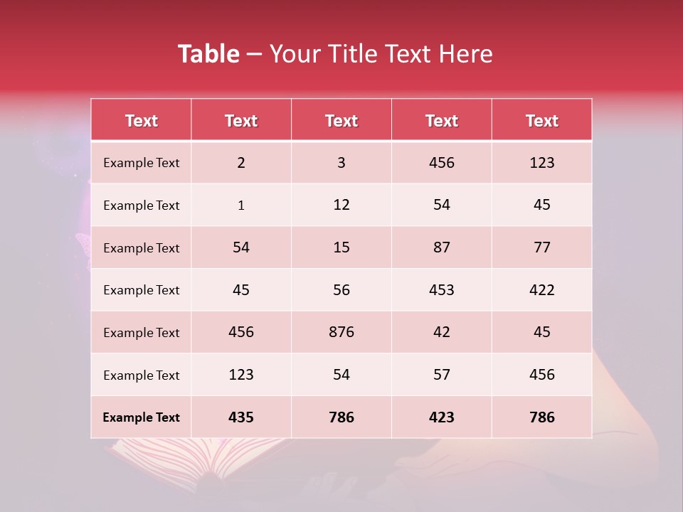 Female Miracle Ginger PowerPoint Template