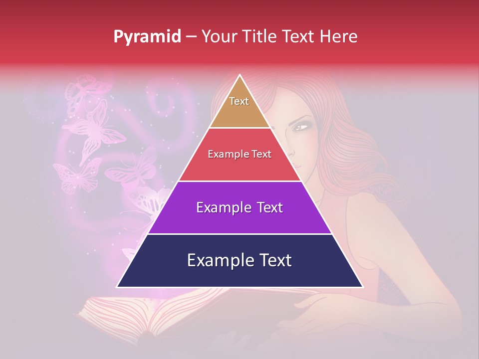 Female Miracle Ginger PowerPoint Template