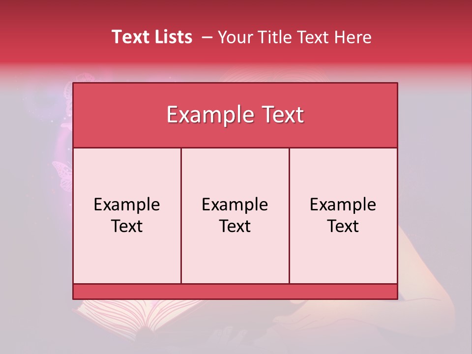 Female Miracle Ginger PowerPoint Template