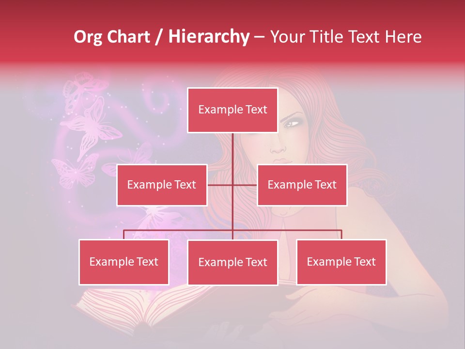 Female Miracle Ginger PowerPoint Template