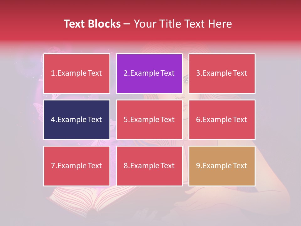 Female Miracle Ginger PowerPoint Template