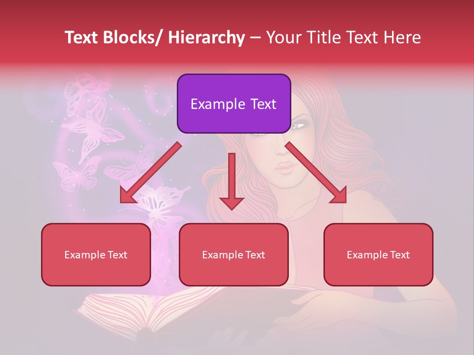 Female Miracle Ginger PowerPoint Template