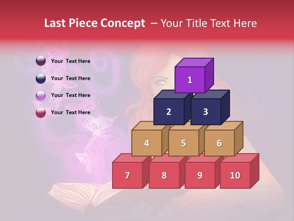 Female Miracle Ginger PowerPoint Template