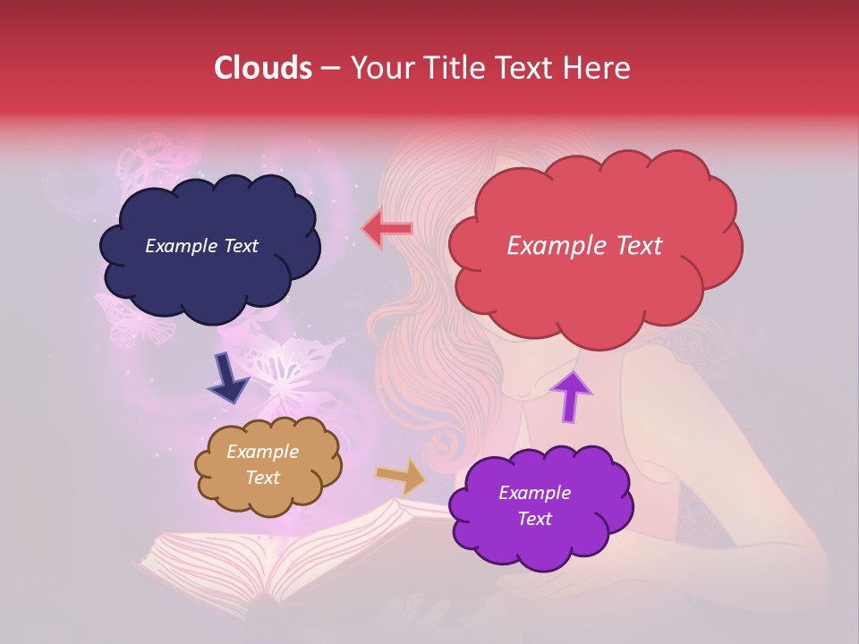 Female Miracle Ginger PowerPoint Template