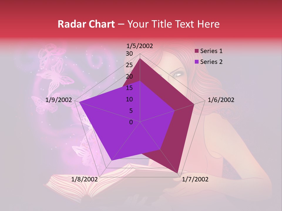 Female Miracle Ginger PowerPoint Template
