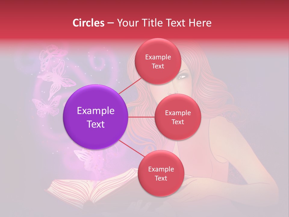 Female Miracle Ginger PowerPoint Template