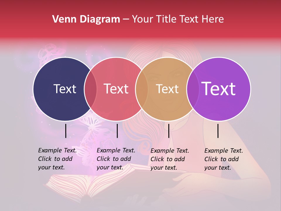 Female Miracle Ginger PowerPoint Template