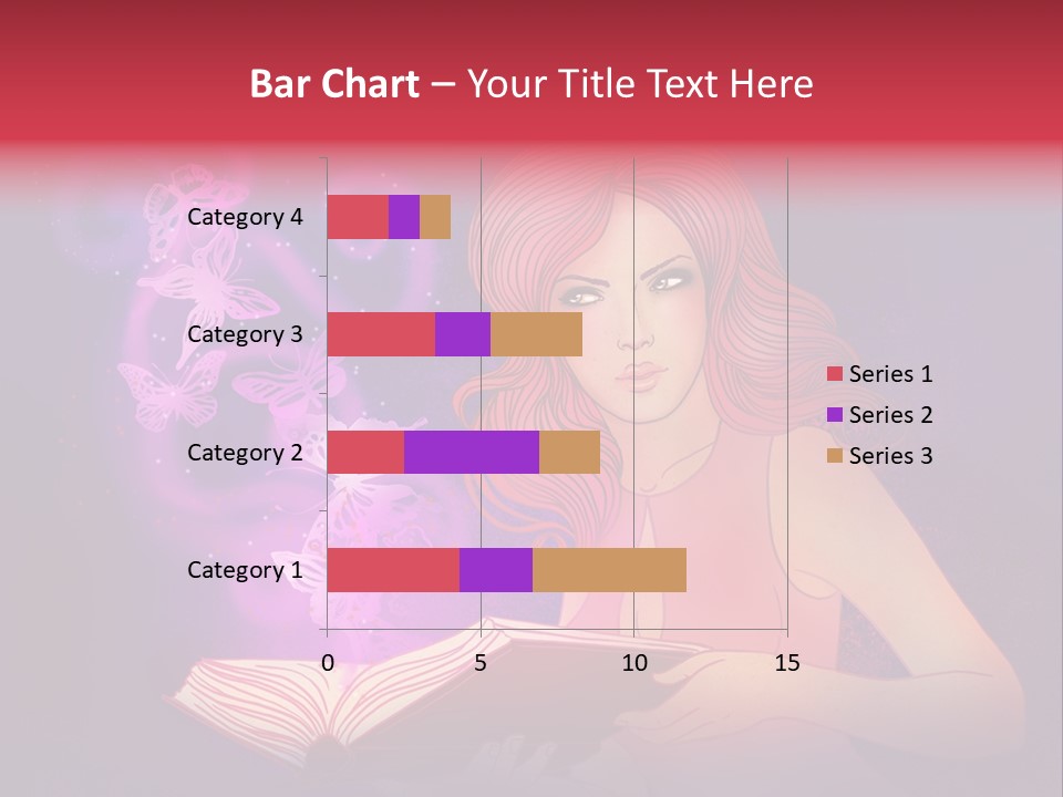 Female Miracle Ginger PowerPoint Template