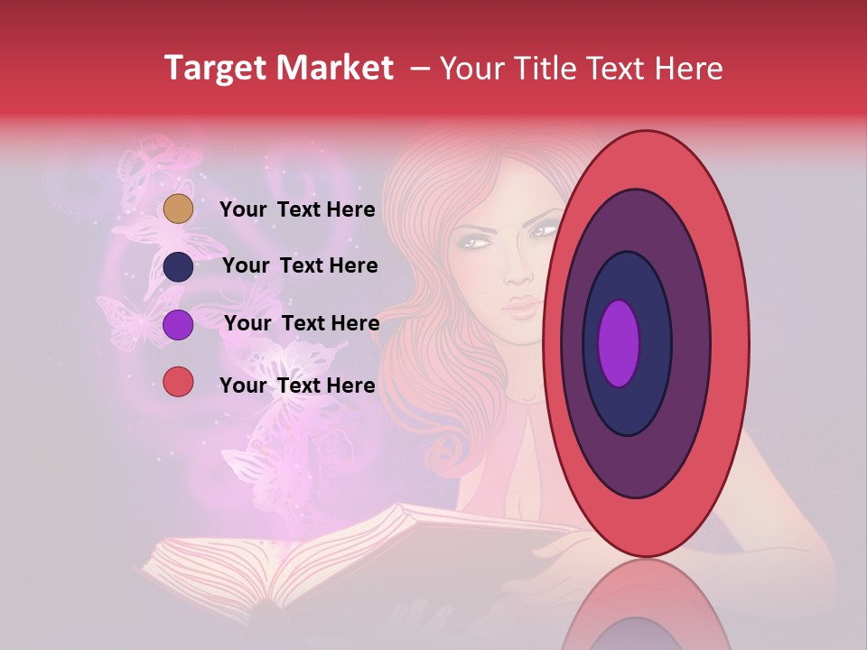 Female Miracle Ginger PowerPoint Template