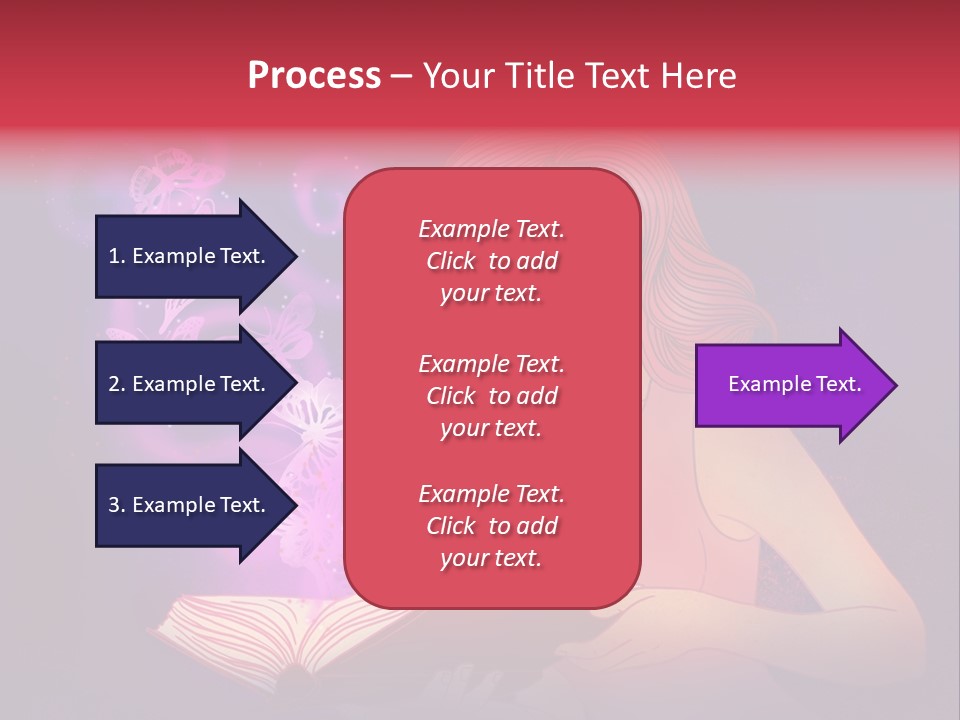 Female Miracle Ginger PowerPoint Template