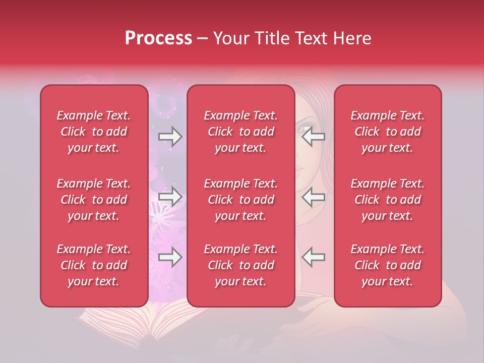 Female Miracle Ginger PowerPoint Template