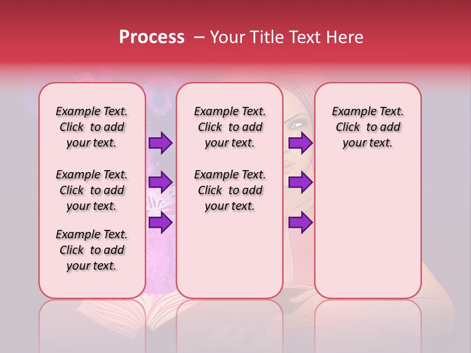 Female Miracle Ginger PowerPoint Template