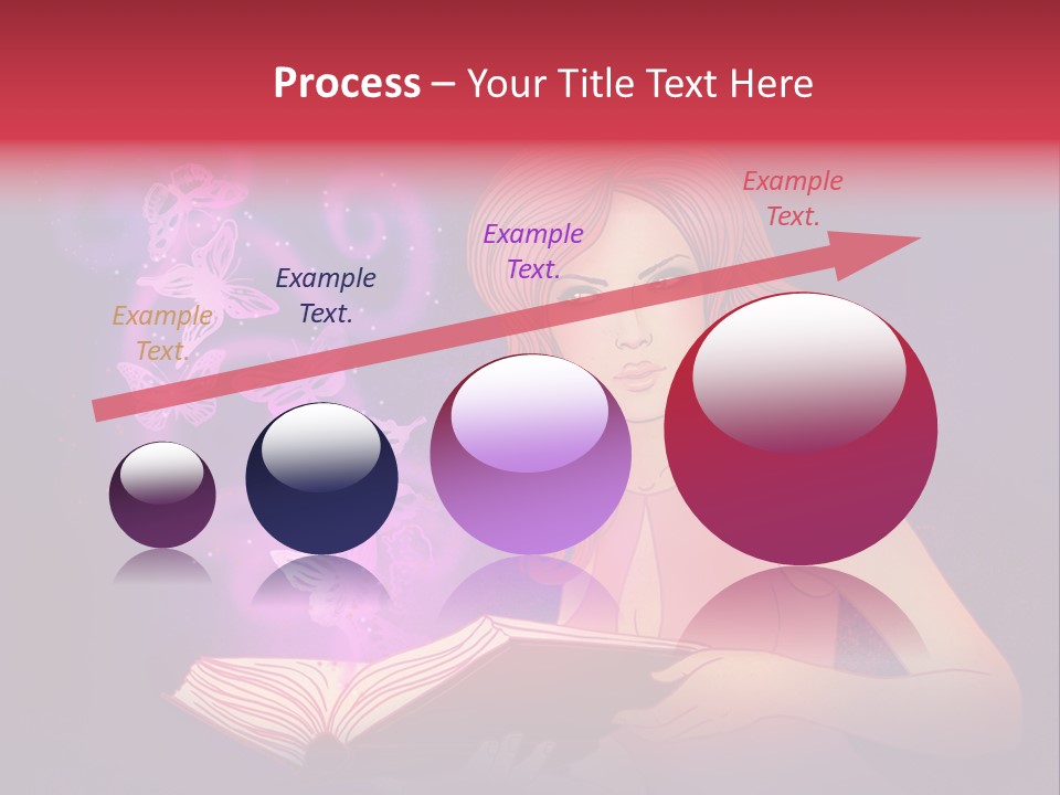 Female Miracle Ginger PowerPoint Template