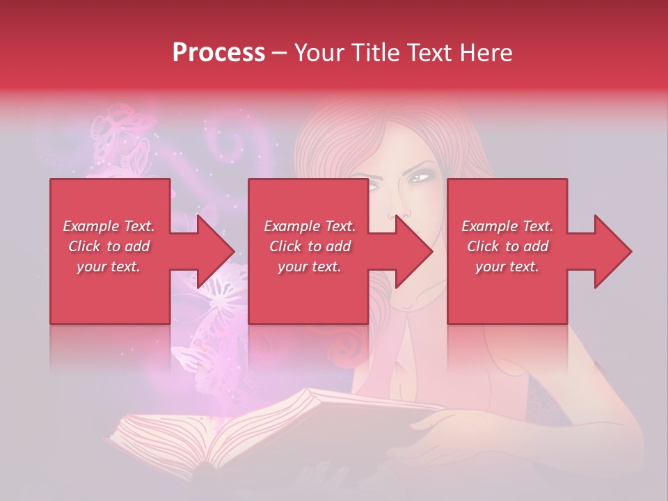 Female Miracle Ginger PowerPoint Template