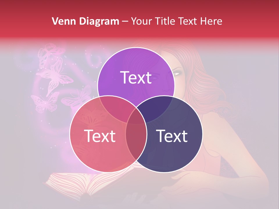 Female Miracle Ginger PowerPoint Template