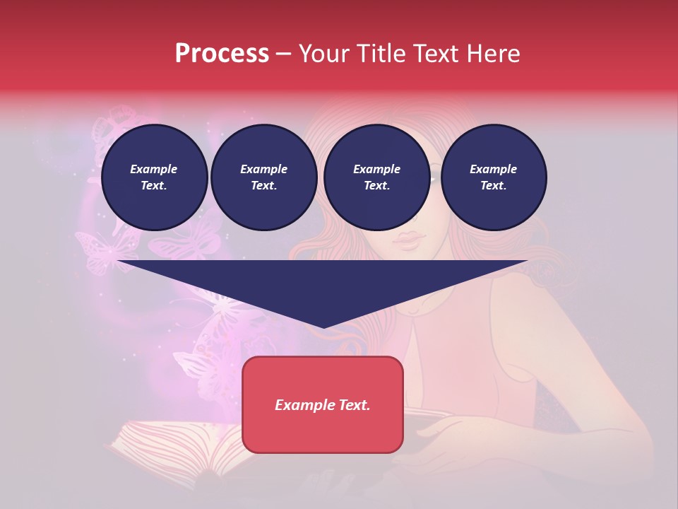 Female Miracle Ginger PowerPoint Template