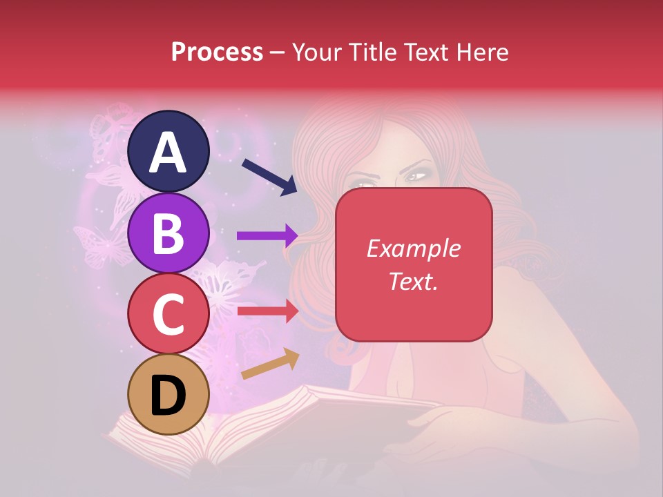 Female Miracle Ginger PowerPoint Template