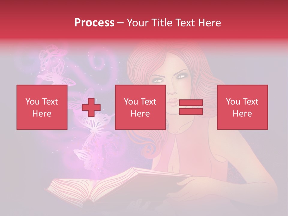 Female Miracle Ginger PowerPoint Template