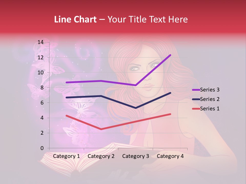 Female Miracle Ginger PowerPoint Template