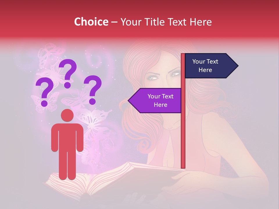 Female Miracle Ginger PowerPoint Template