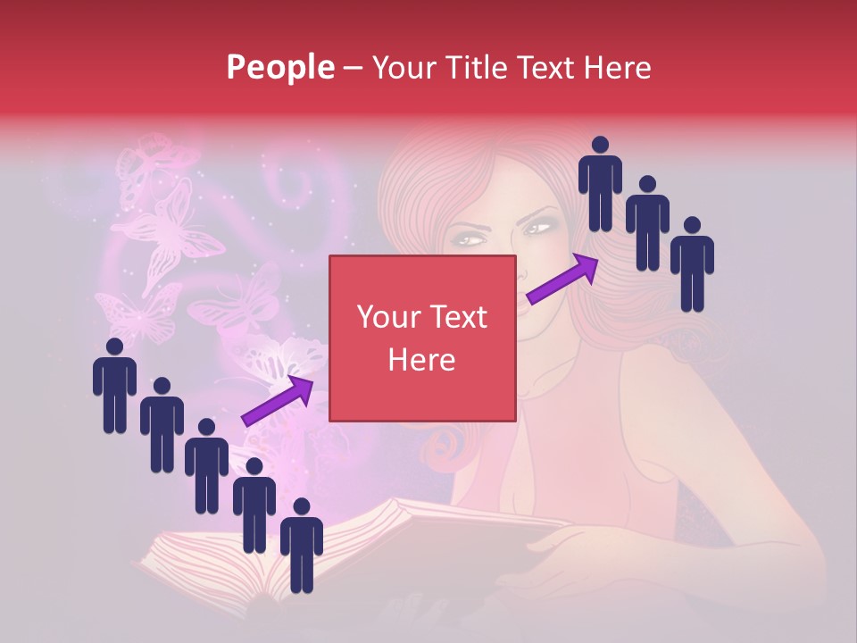 Female Miracle Ginger PowerPoint Template