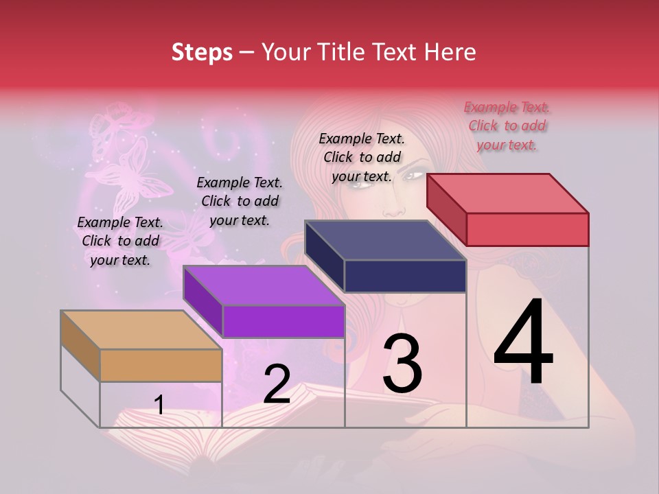 Female Miracle Ginger PowerPoint Template