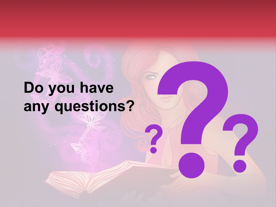 Female Miracle Ginger PowerPoint Template