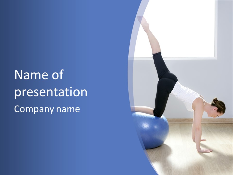 Training Exercise Fitness PowerPoint Template