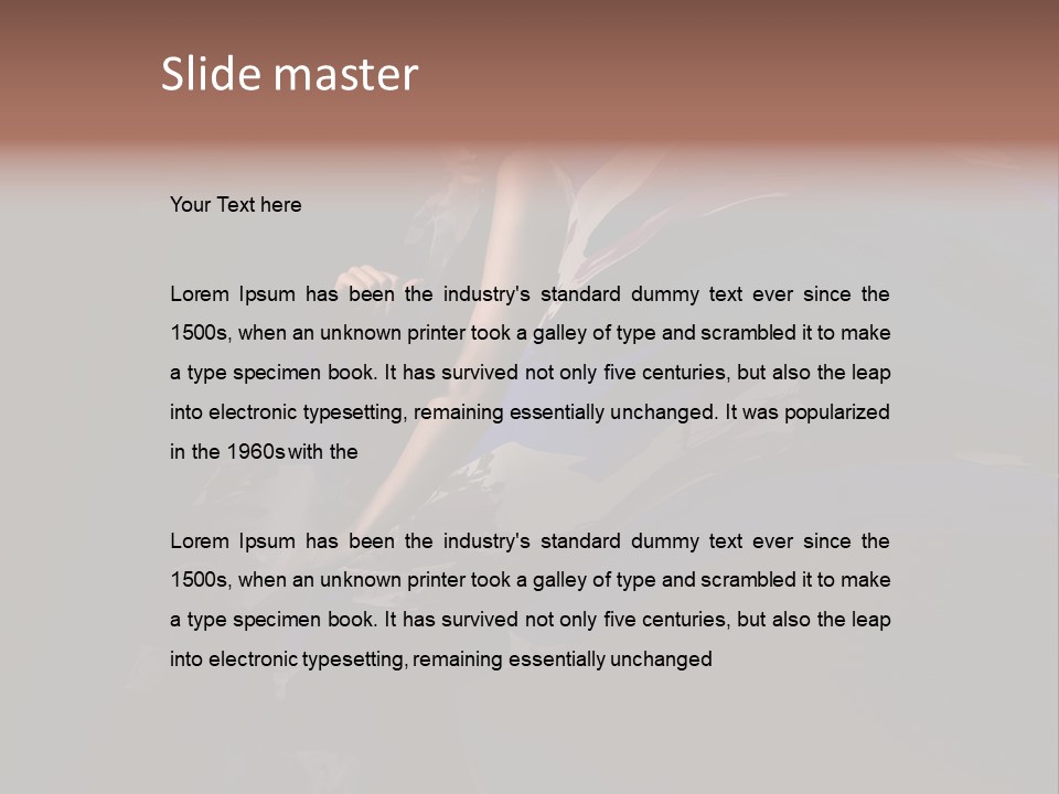 Look Makeup Lady PowerPoint Template