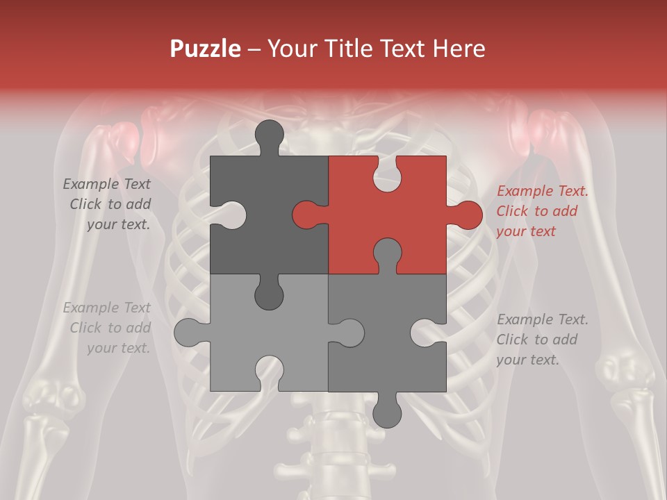 Skin Skeleton Biology PowerPoint Template