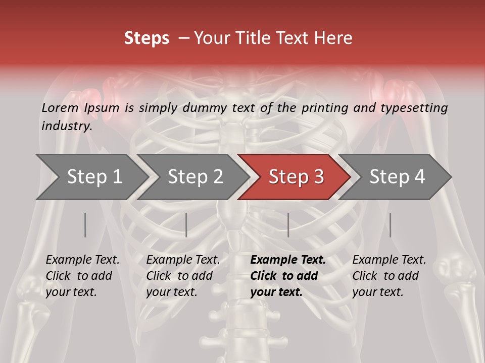 Skin Skeleton Biology PowerPoint Template