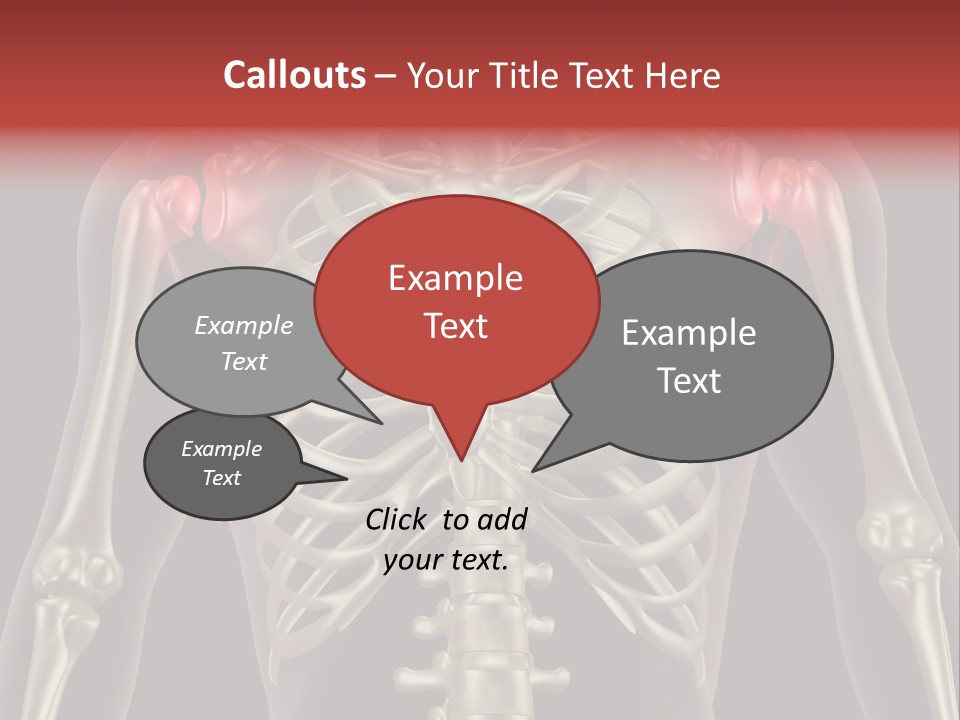 Skin Skeleton Biology PowerPoint Template